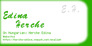 edina herche business card